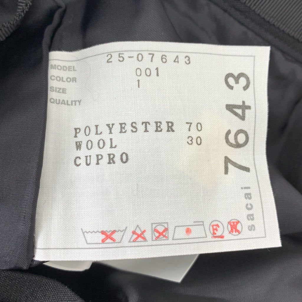 sacai / サカイ | Suiting Pants ワイド パンツ | 1 | レディース