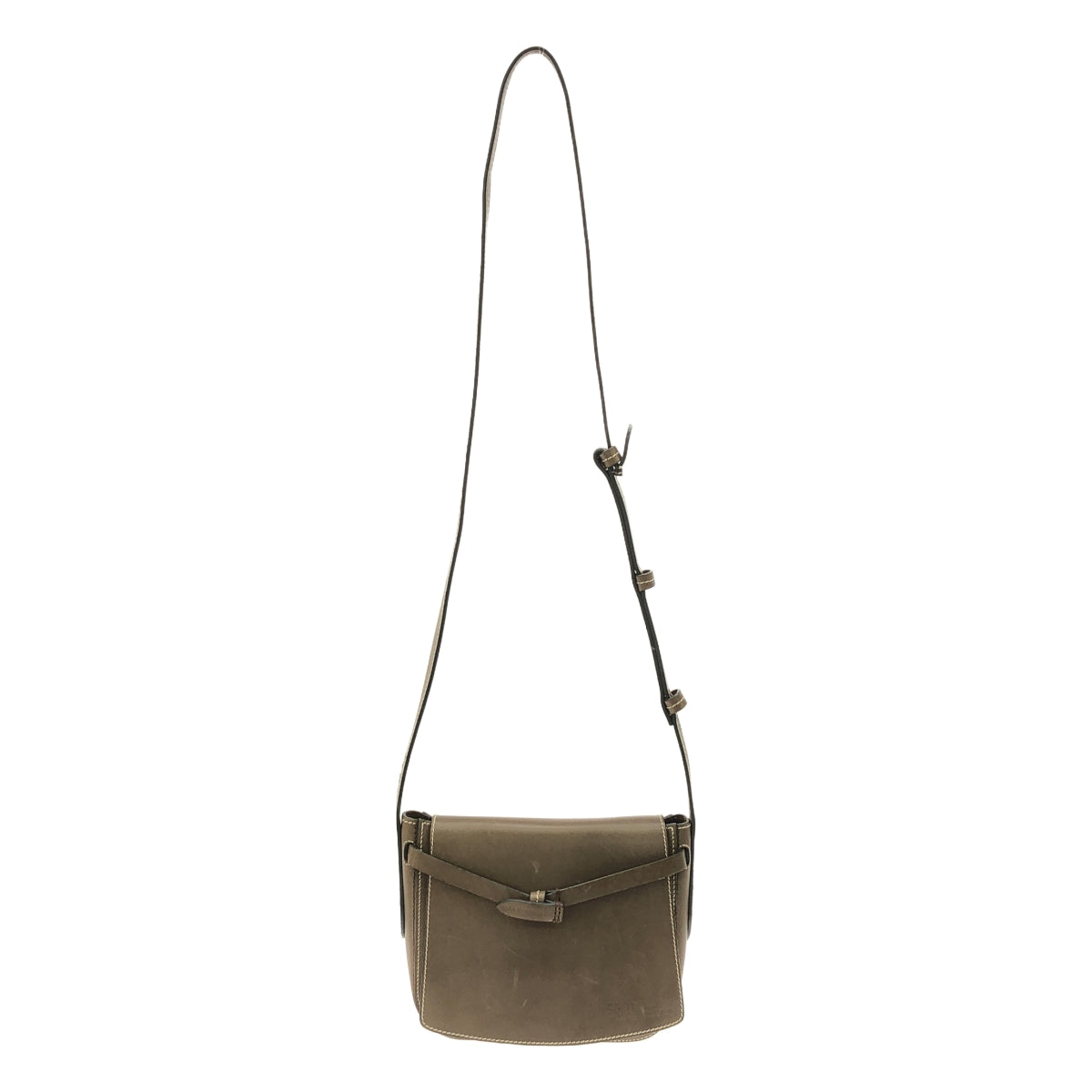 ANYA HINDMARCH / アニヤハインドマーチ | RETURN TO NATURE レザー クロスボディバッグ | ブラウン | レディース