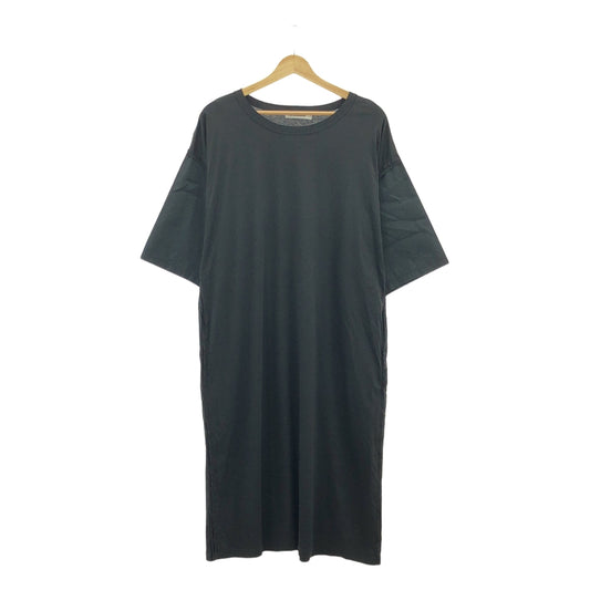 JIL SANDER / ジルサンダー | コットン 袖切替 ボリューム ワンピース | M | ブラック | レディース