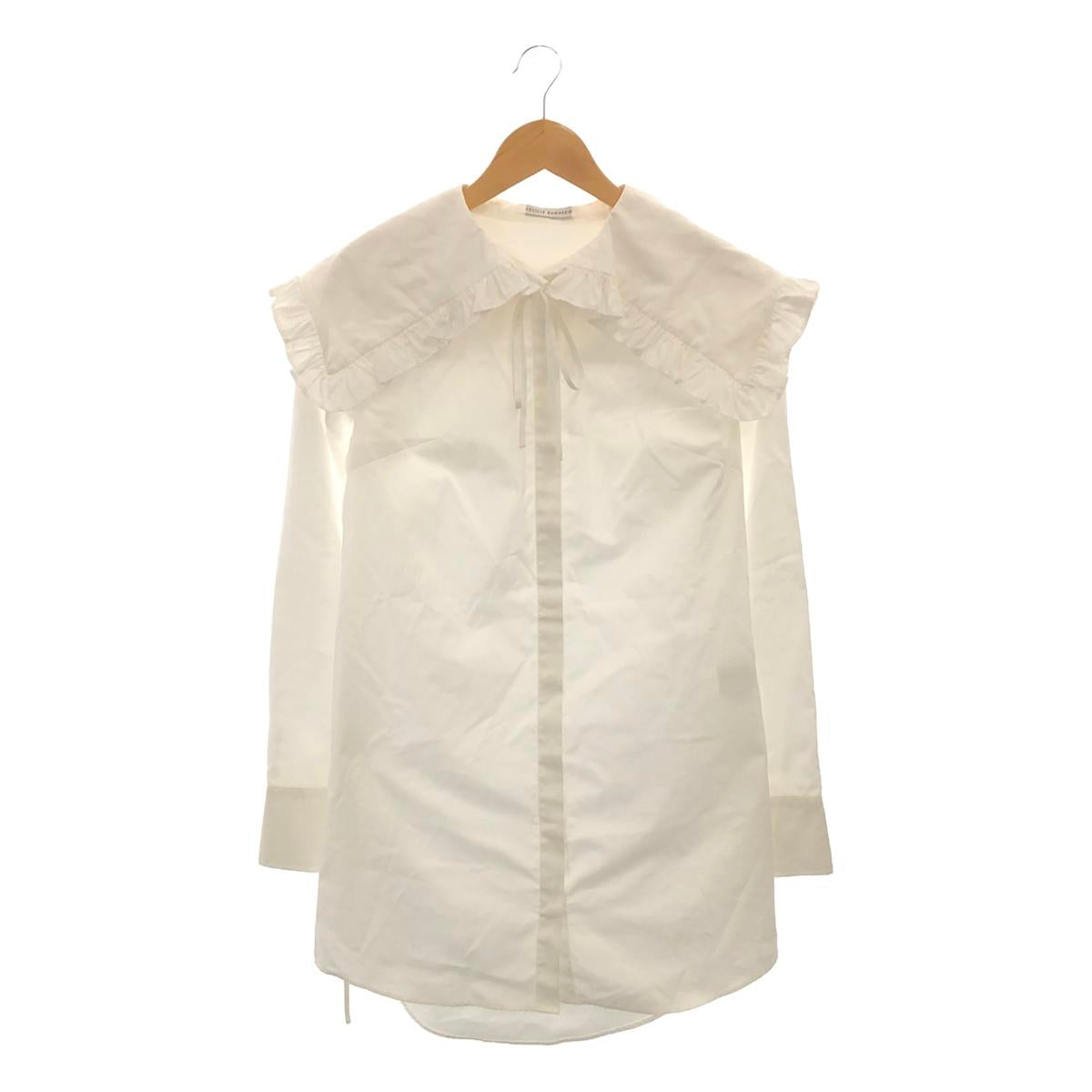 Cecilie Bahnsen | Ruffled Sailor Collar Blouse | UK8 | White | Women's