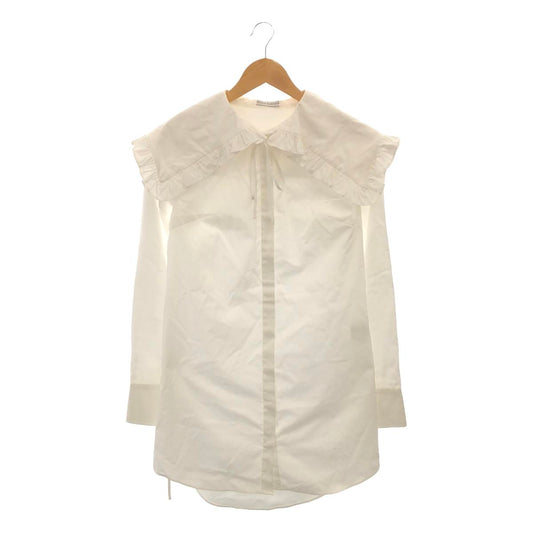 Cecilie Bahnsen | Ruffled Sailor Collar Blouse | UK8 | White | Women's