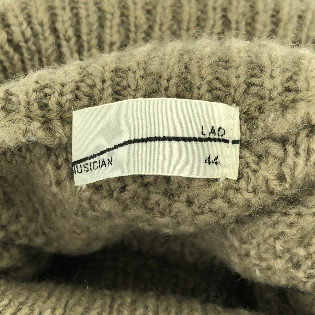 LAD MUSICIAN / ラッドミュージシャン | ウール タートルネック ニット
