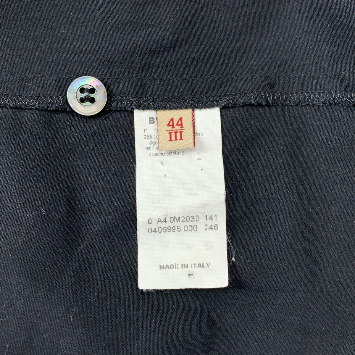 antonio marras / アントニオ マラス | カットオフカラー ギャザースリーブ フライフロント シャツ ブラウス | 44 | レディース