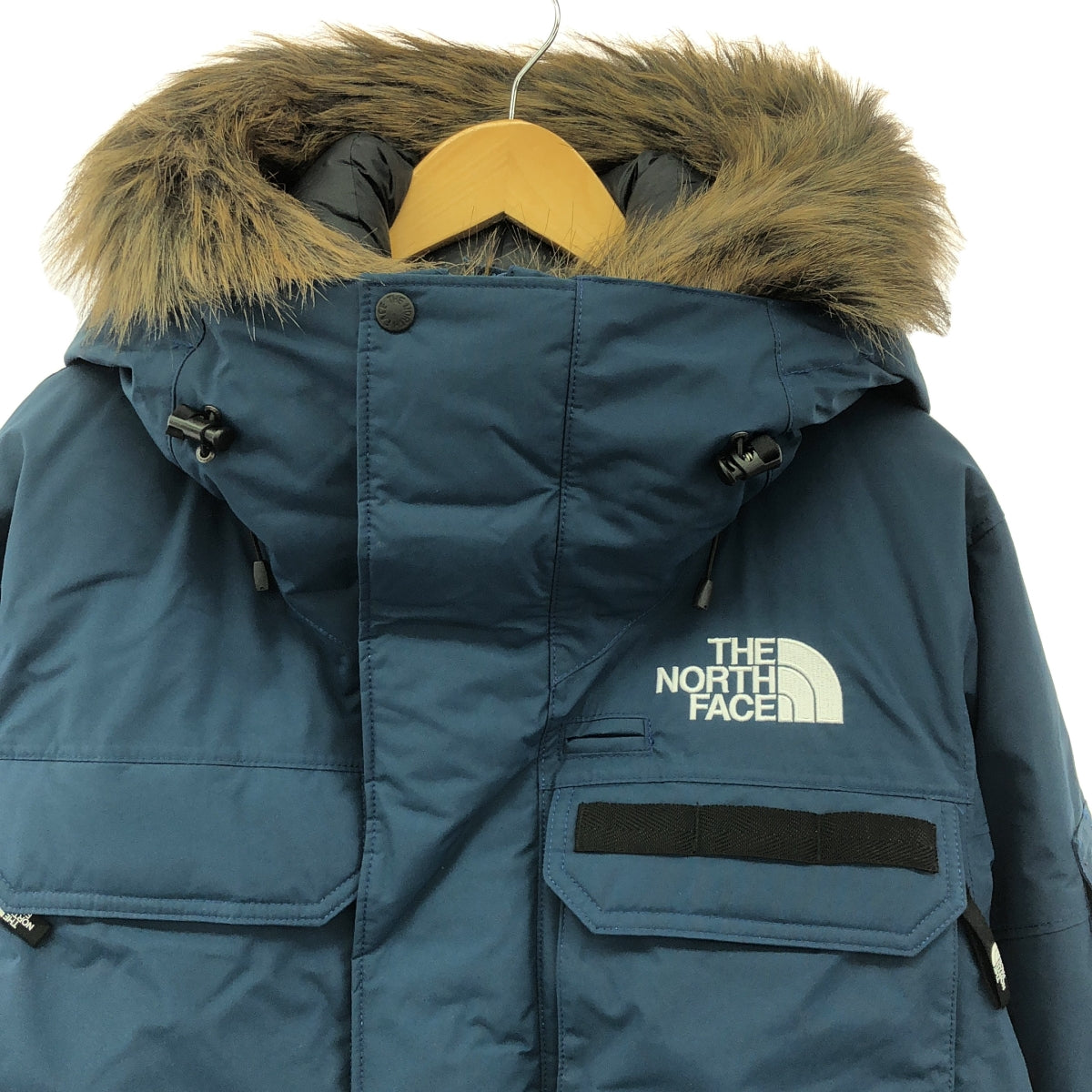 THE NORTH FACE / 北面 | SUMMIT 系列 SOUTHERN CROSS PARKA 南十字星派克大衣羽絨外套 | M | 藍翼青色 | 男款