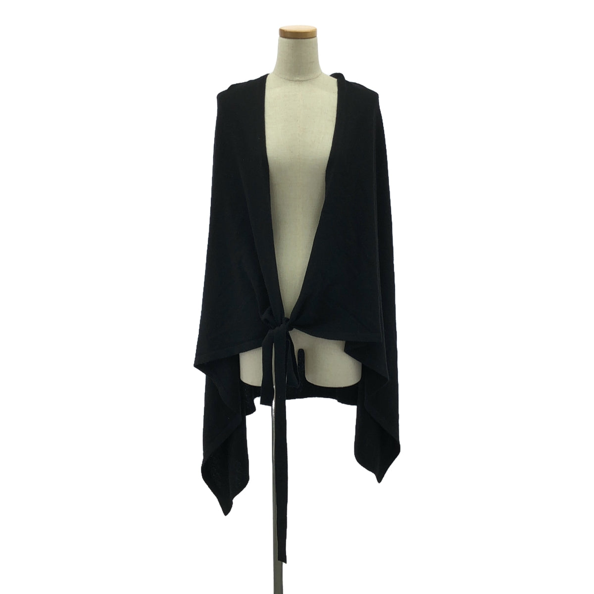 MM6 Maison Martin Margiela / MM6 Maison Martin Margiela | 2009AW | Wool knit large stole poncho | Black | Women's