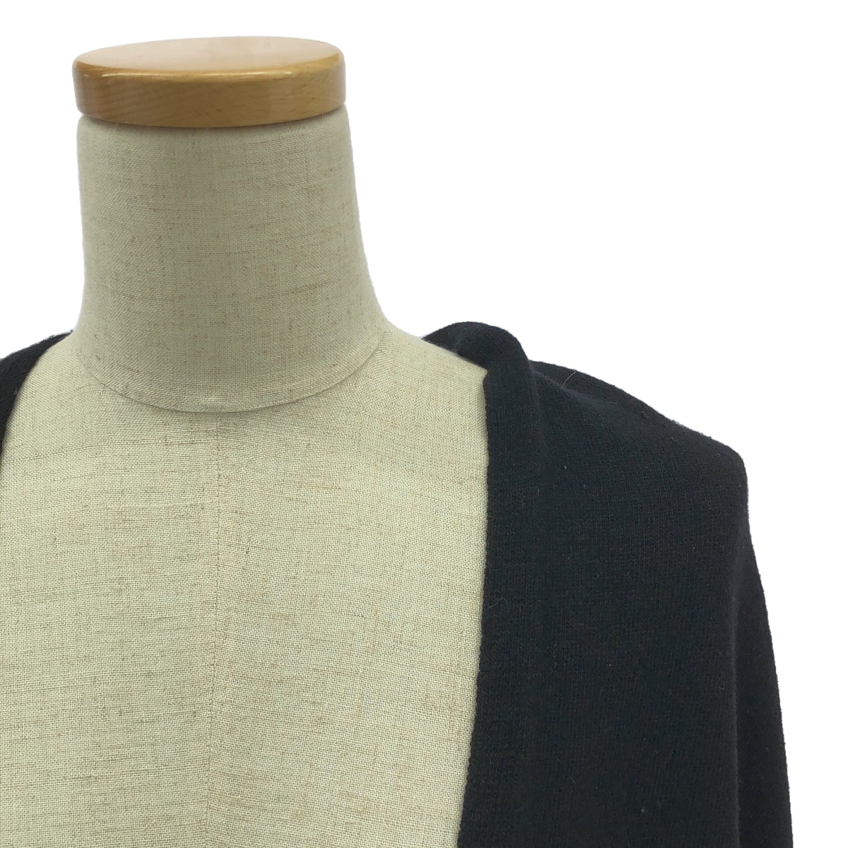 MM6 Maison Martin Margiela / MM6 Maison Martin Margiela | 2009AW | Wool knit large stole poncho | Black | Women's