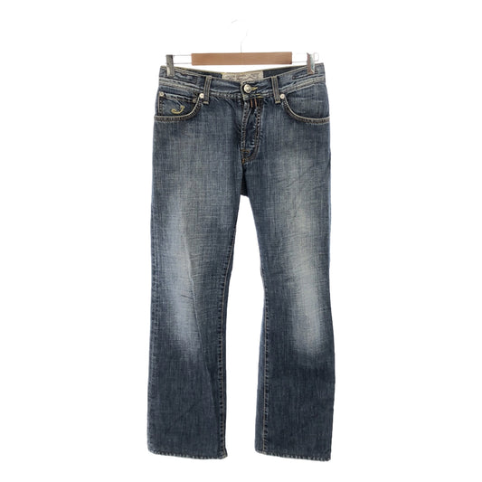 JACOB COHEN / Jacob Cohen | J620 Distressed Straight Denim Pants | 29 | Indigo | Men's