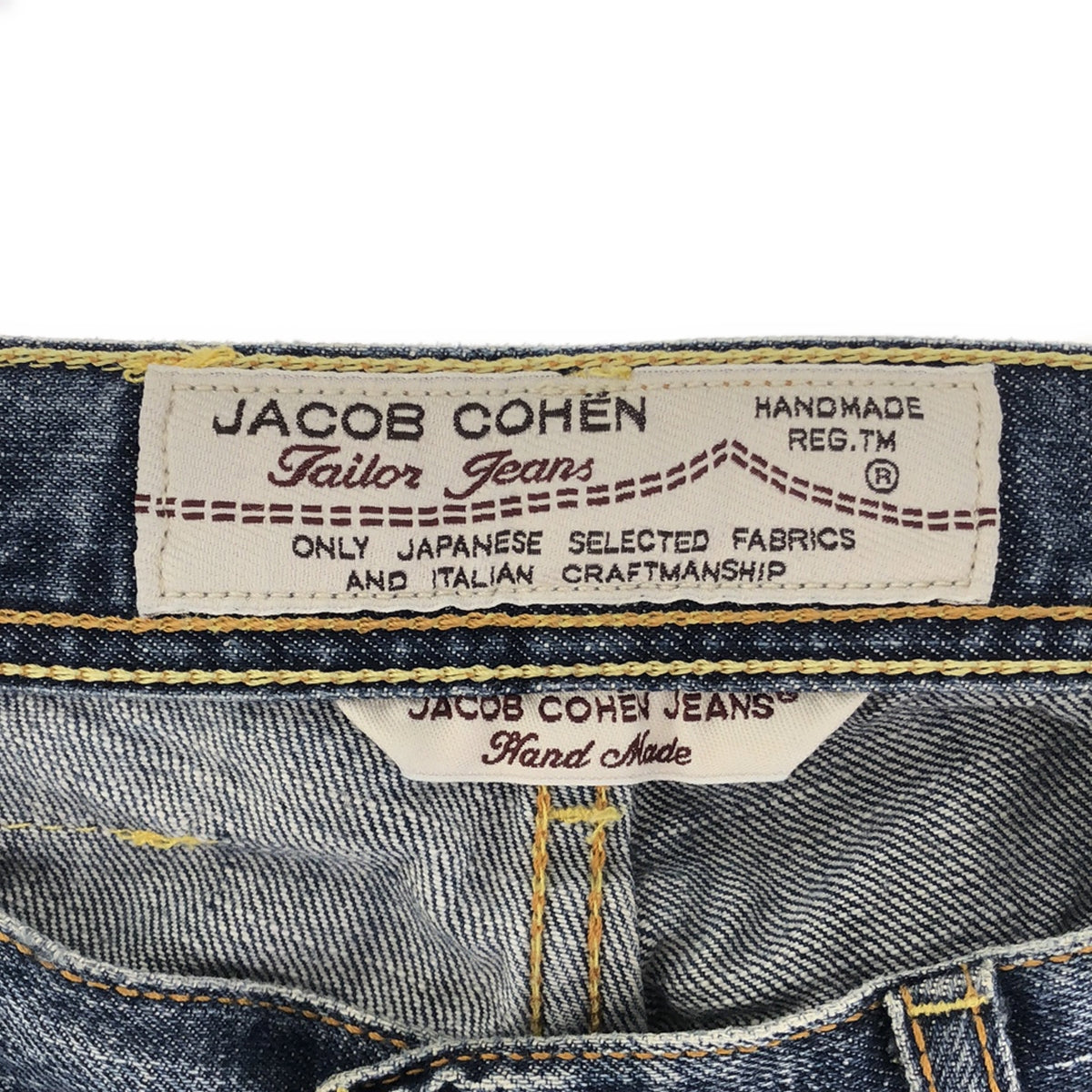 JACOB COHEN / ヤコブコーエン | J620 ユーズド加工 ストレートデニムパンツ | 29 | インディゴ | メンズ