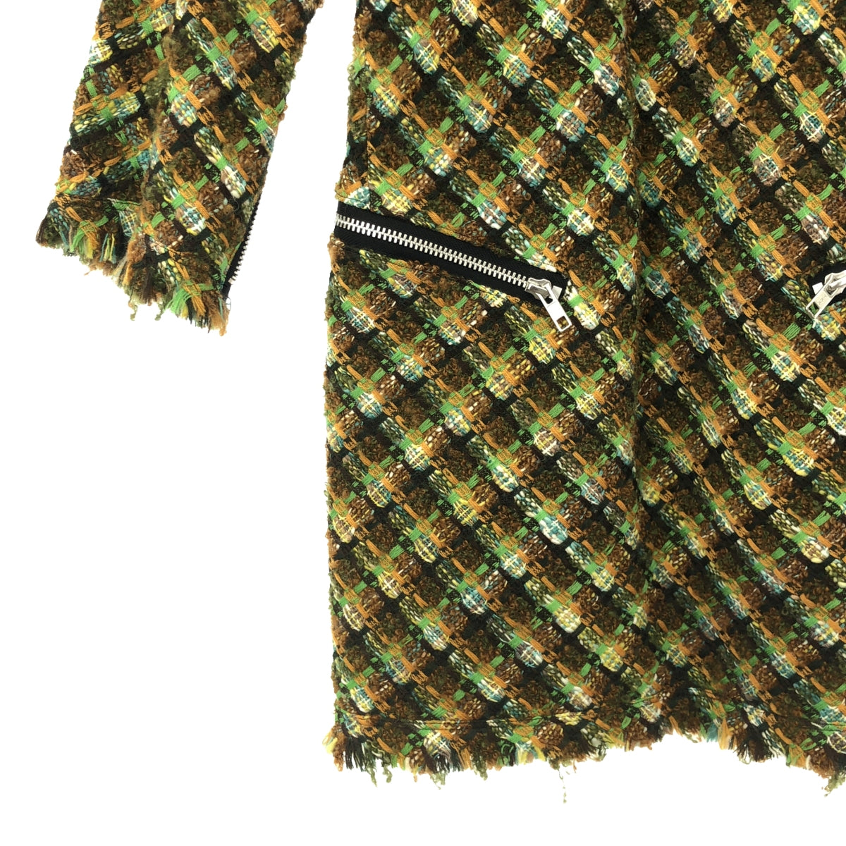 JUNYA WATANABE COMME des GARCONS / Junya Watanabe | 2013AW | Tweed zip design dress | S | Women's