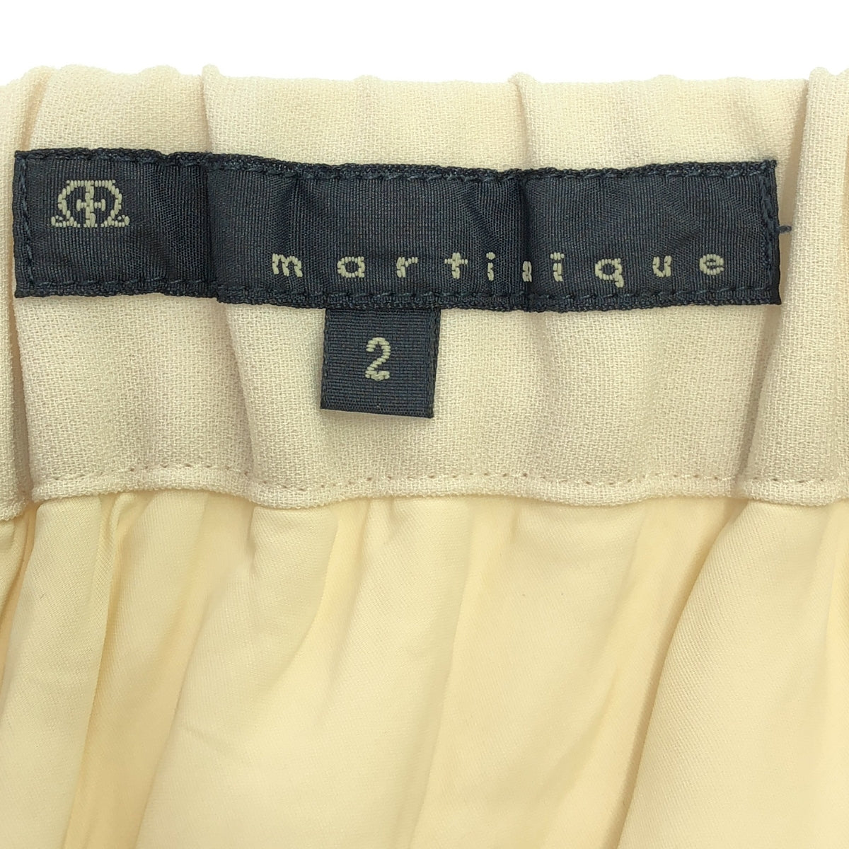 martinique / マルティニーク | ドレーピーワイドパンツ | 2 | アイボリー | レディース