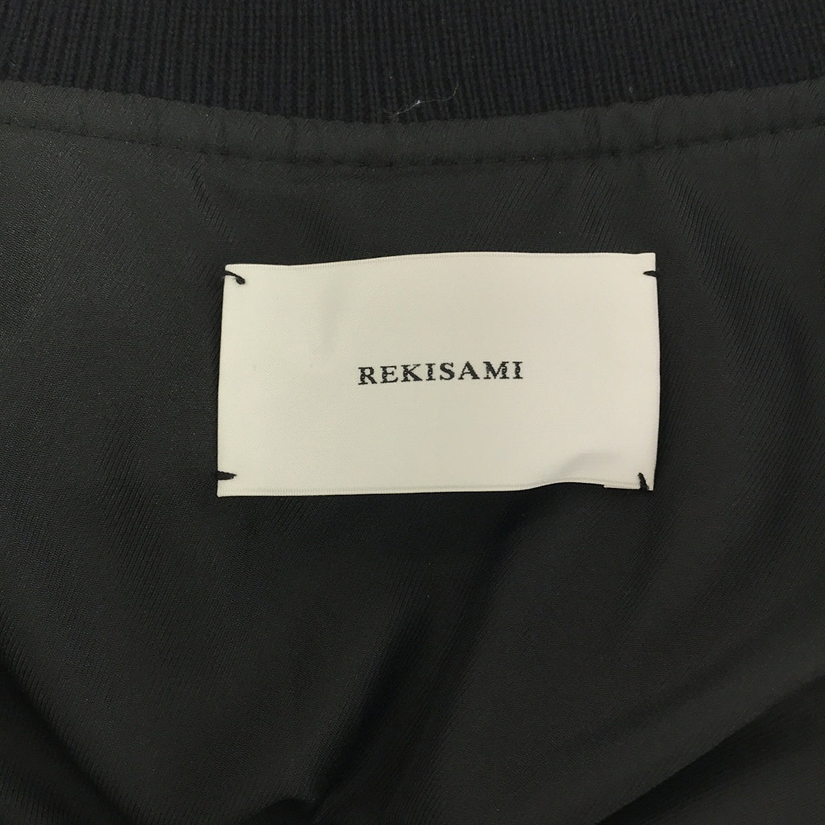 REKISAMI / レキサミ | MA-1 BOMBER DRESS キルティングフレア