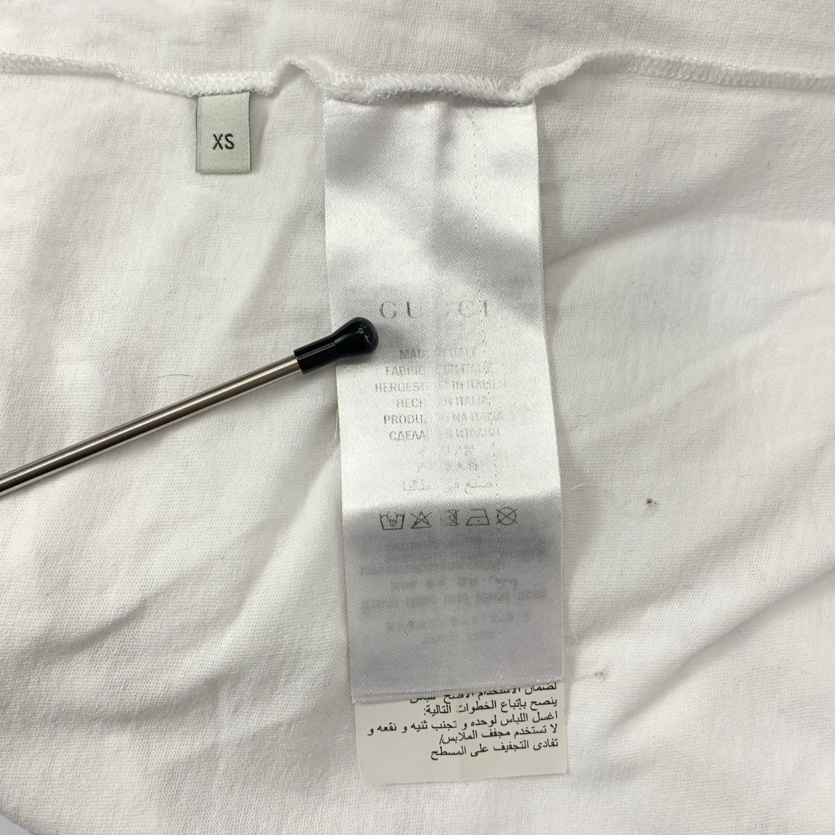 GUCCI / グッチ | ウォッシュド  ヴィンテージ加工 ロゴ プリント Tシャツ カットソー |