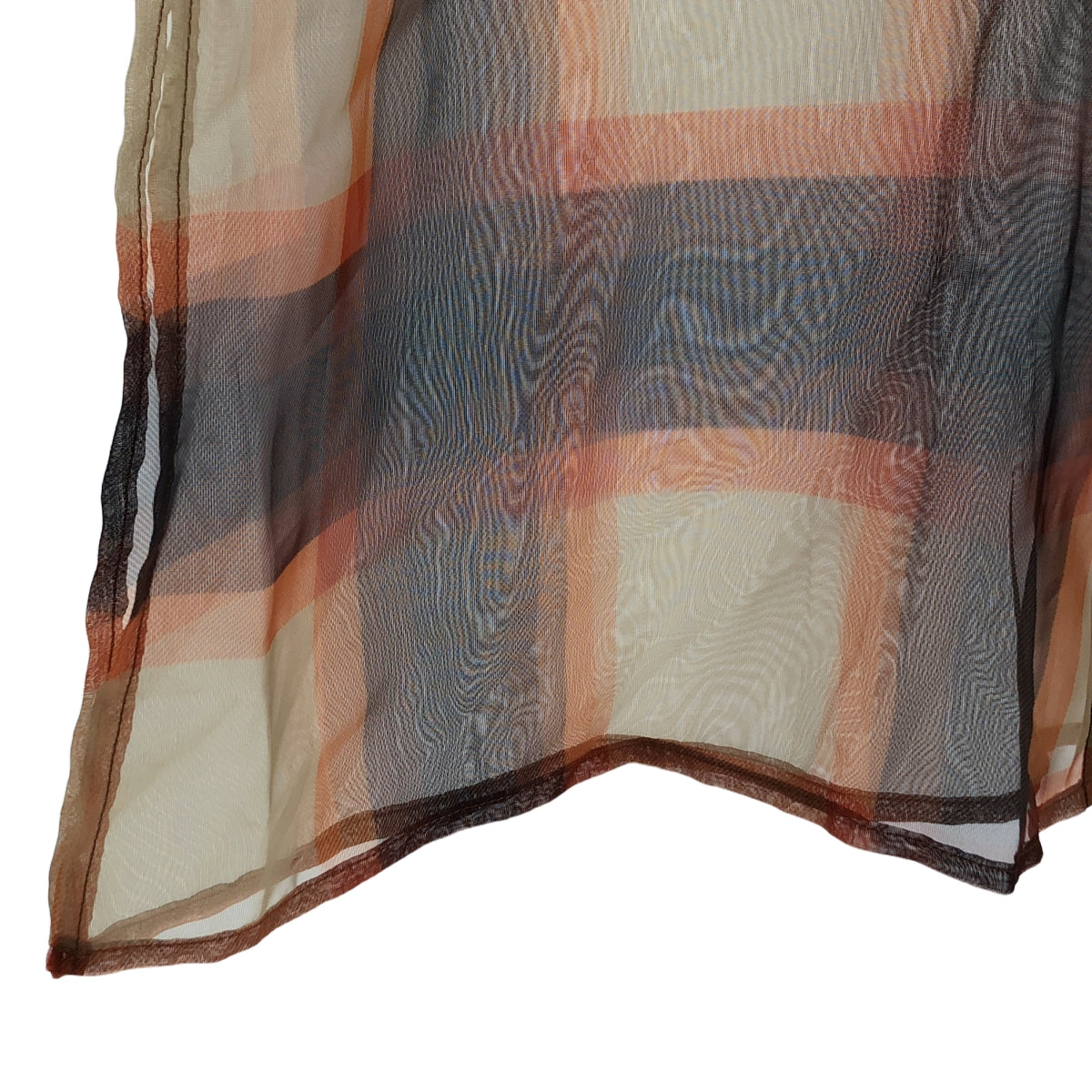 [狀況良好] MIOSMOKEY |格紋透明襯衫裙 |尺寸 36 |多色 |女性的