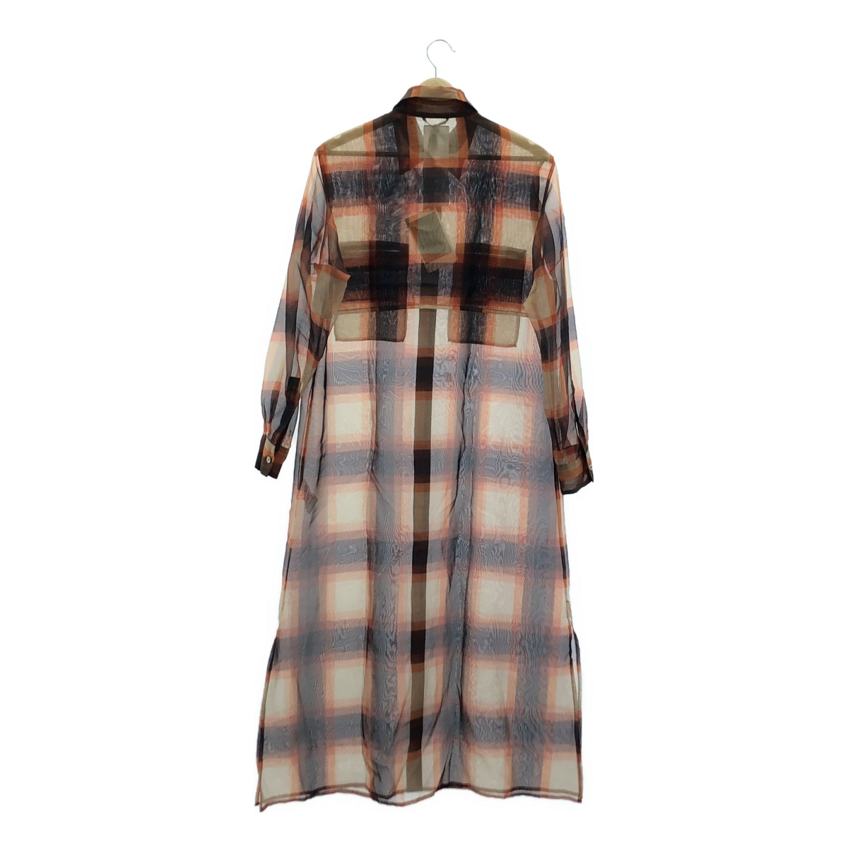 [狀況良好] MIOSMOKEY |格紋透明襯衫裙 |尺寸 36 |多色 |女性的