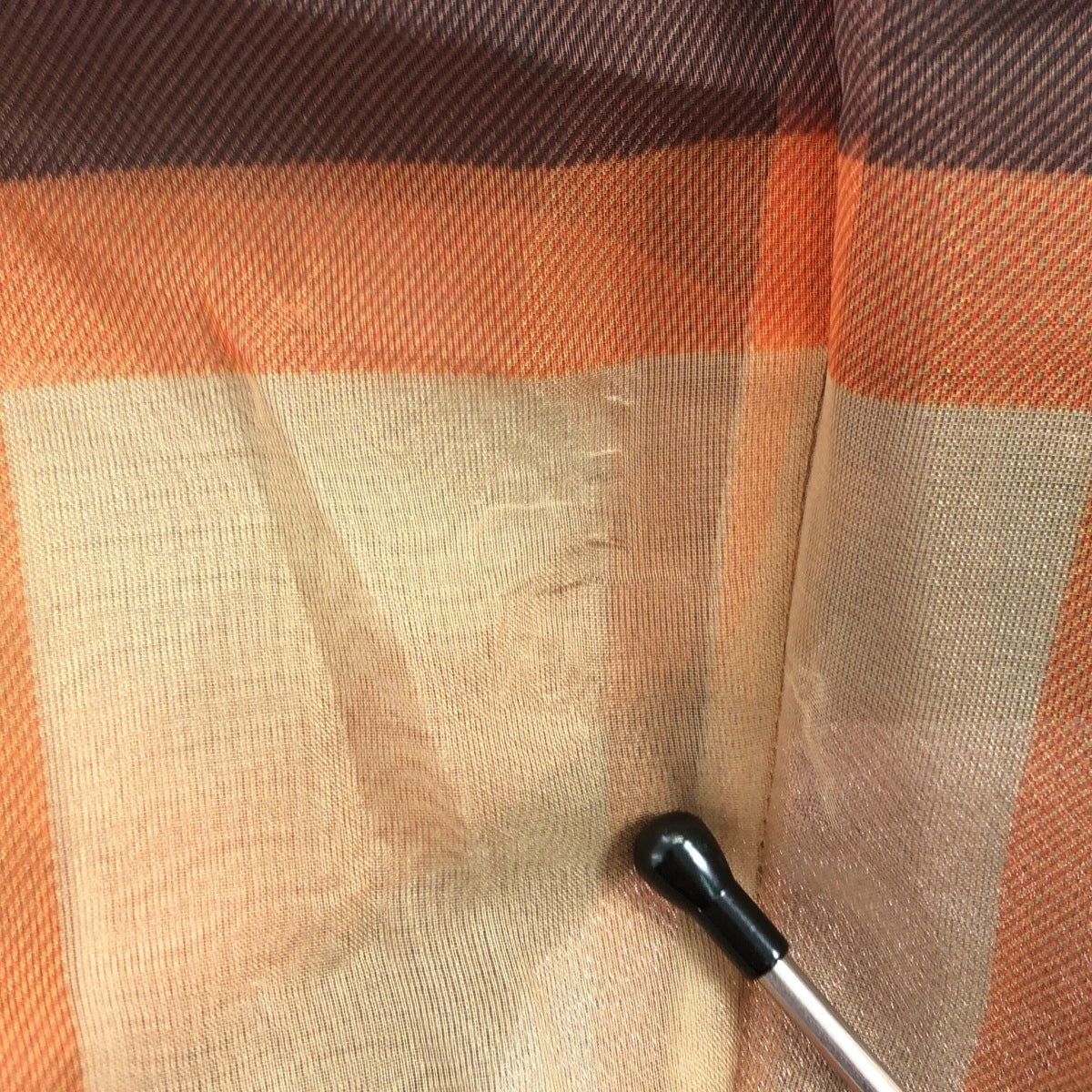 【美品】  MIOSMOKEY / ミオズモーキー | チェック シアー シャツワンピース | 36 | マルチカラー | レディース