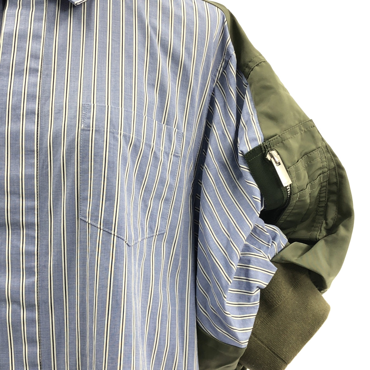 ワンピース sacai Cotton Poplin x Nylon Twill Dress Poplin x Nylon Twill dress SACAI | Blondie Shop