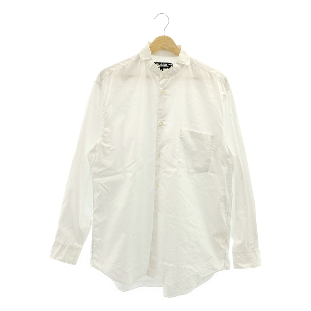 BLACK COMME des GARCONS / ブラックコムデギャルソン | 2024SS | カットオフ ロングスリーブ シャツ | S |