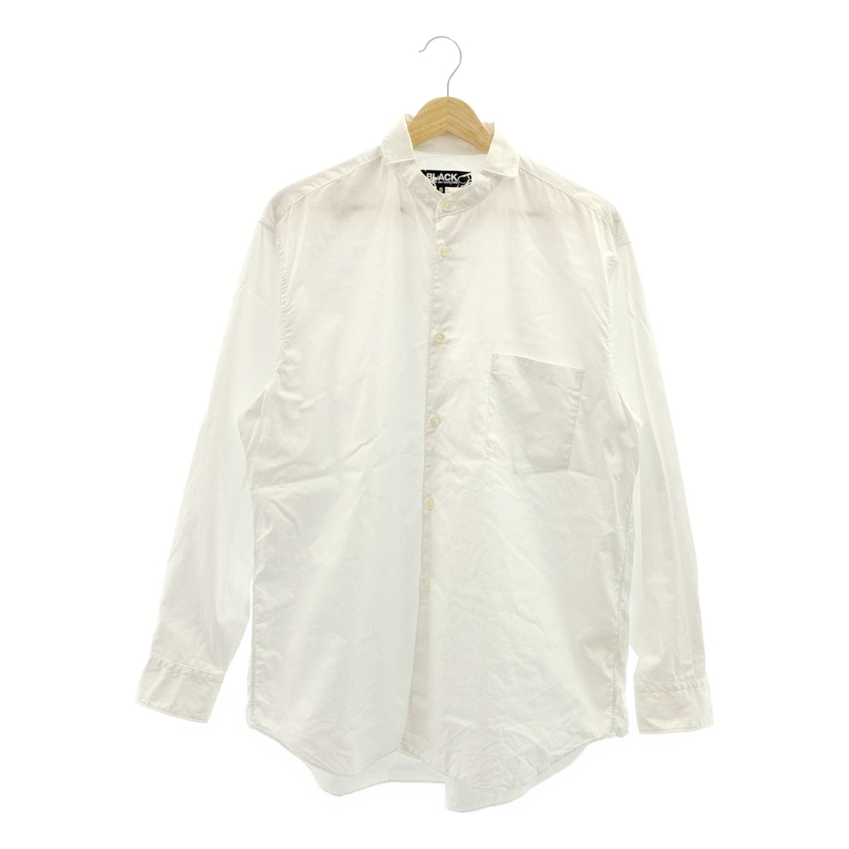 黑色 COMME des GARÇONS | 2024SS | 剪裁長袖襯衫 | 尺寸 S |