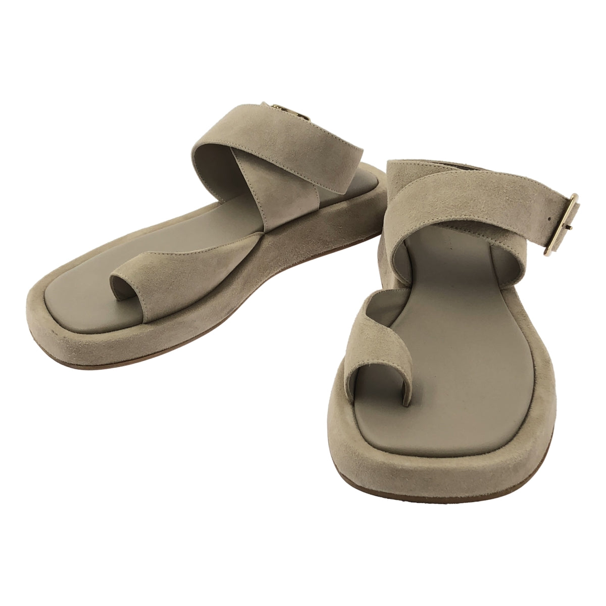 GIA / RHW | 2022 春夏 | L'Appartement 踝帶絨面革涼鞋 | 尺寸 38 | 女款