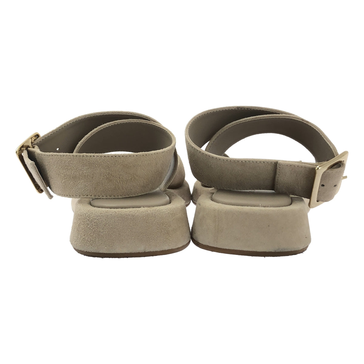 GIA / RHW | 2022 春夏 | L'Appartement 踝帶絨面革涼鞋 | 尺寸 38 | 女款