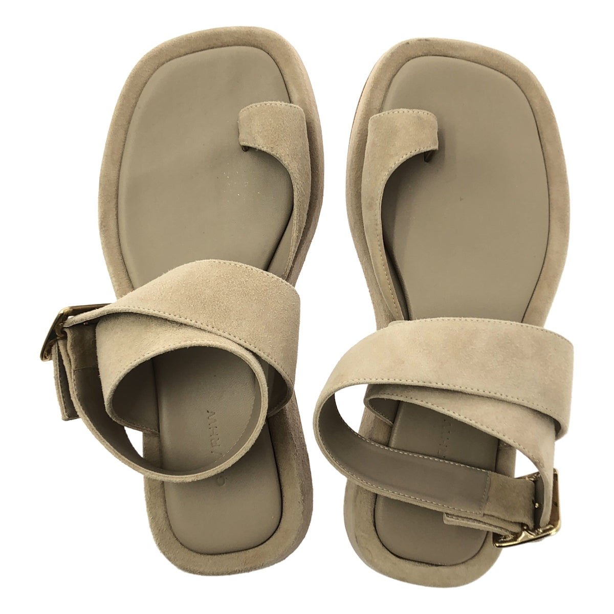 GIA / RHW | 2022 春夏 | L'Appartement 踝帶絨面革涼鞋 | 尺寸 38 | 女款