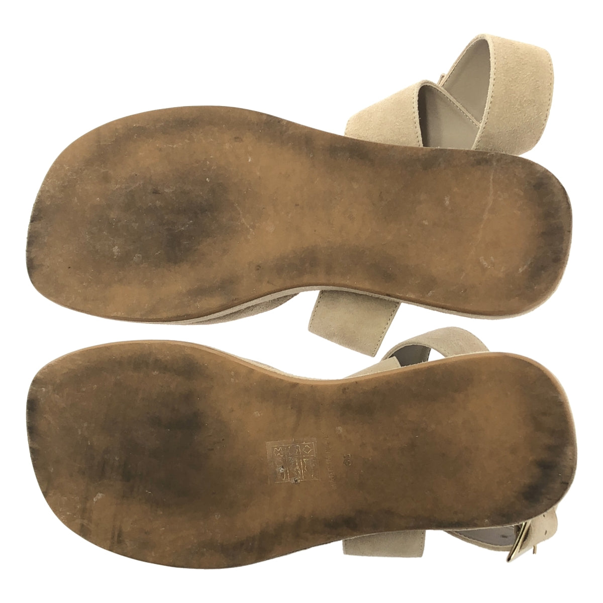 GIA / RHW | 2022 春夏 | L'Appartement 踝帶絨面革涼鞋 | 尺寸 38 | 女款