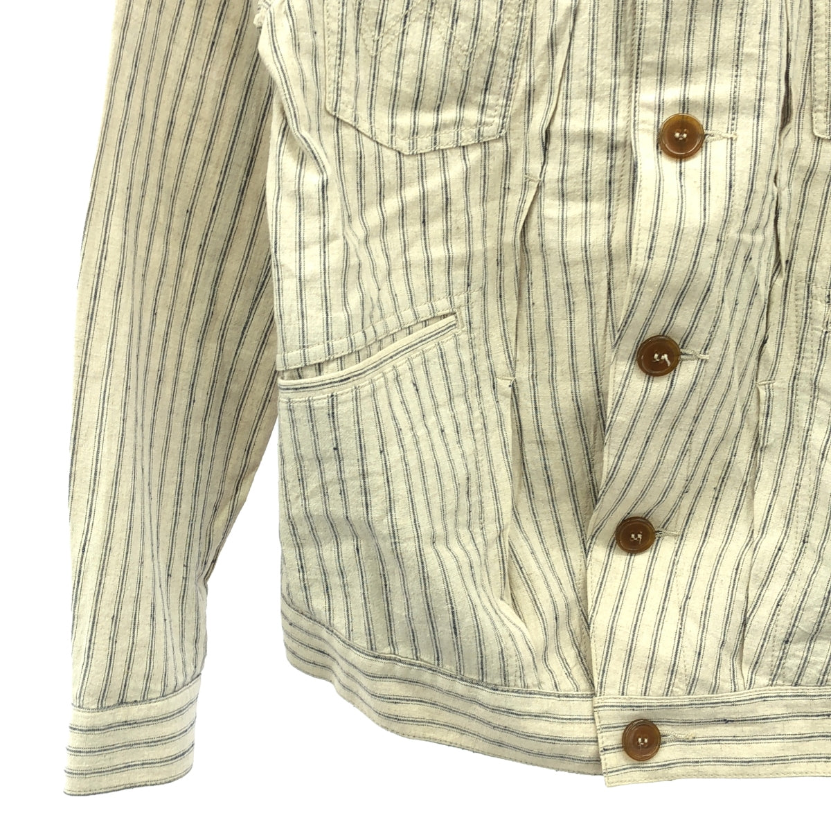 Vivienne Westwood MAN | Linen cotton striped jacket | 42 | Men's