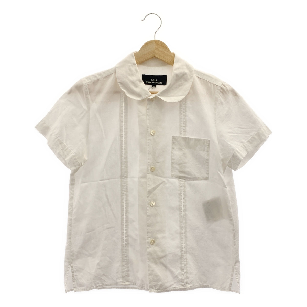 tricot COMME des GARÇONS | 2016 春夏 | 棉麻圓領襯衫 | S 碼 | 女款