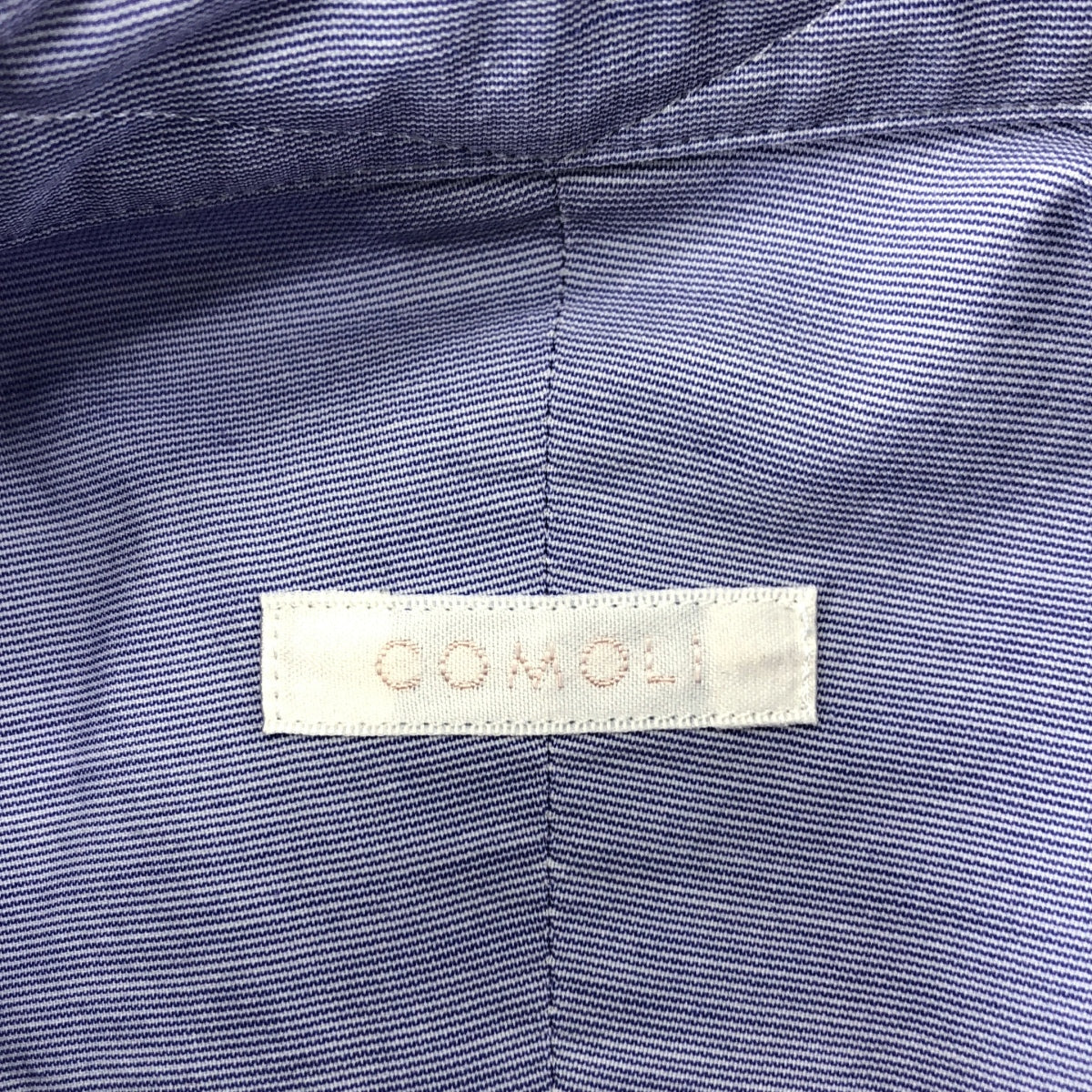 COMOLI / コモリ | コットン ストライプ コモリ シャツ | 1 | メンズ