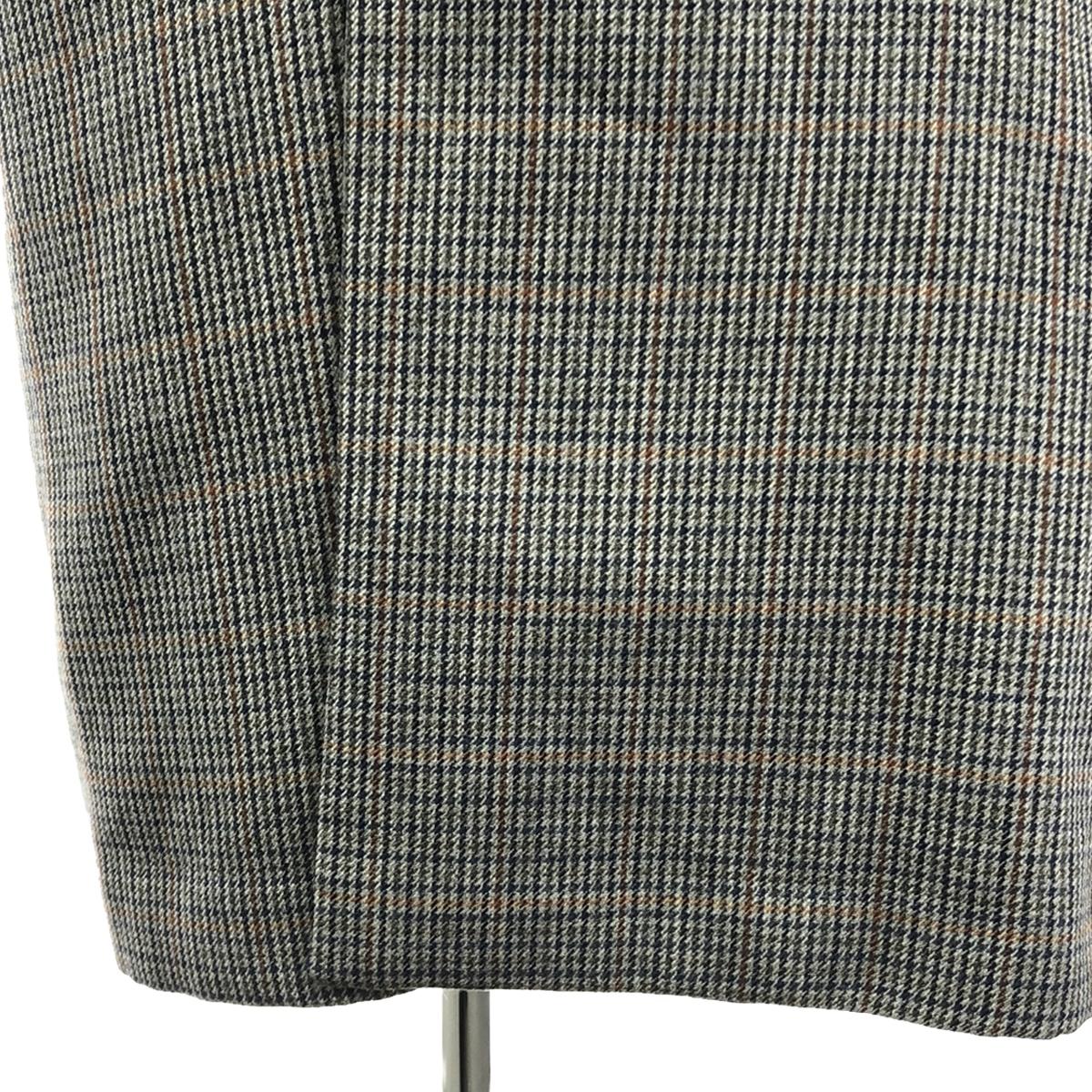 【미품】 AURALEE / 오라리 | DOUBLE FACE CHECK DOUBLE - BREASTED COAT / 벨트 더블 롱 코트 / 총 안감 | 0 | CHARCOAL GUNCLUB CHECK | 여성