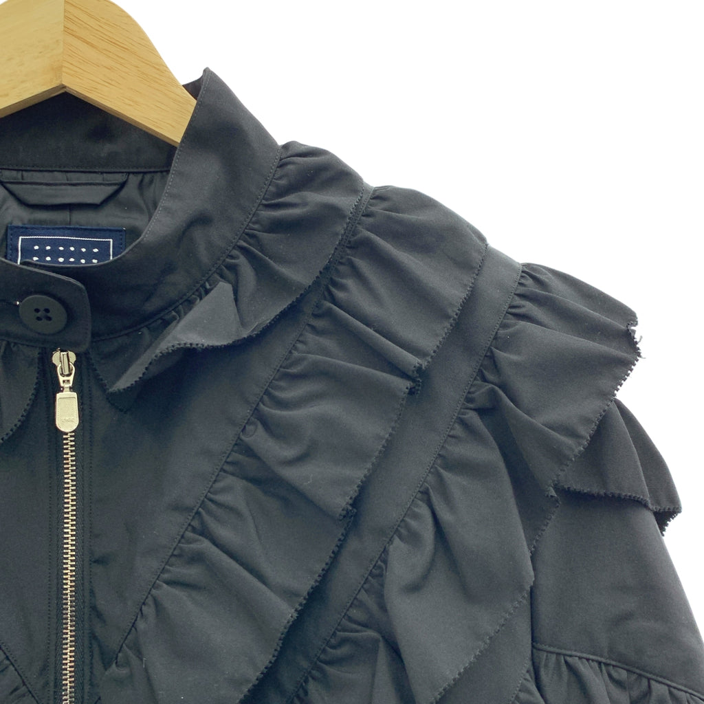 mina perhonen / 미나페르호넨 | 2025AW | luce / 루체 프릴 지퍼 블루존 재킷 / 총 안감 | 38 |
