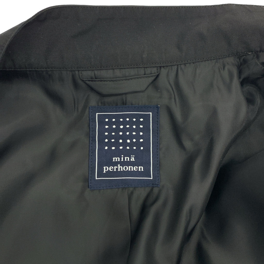 mina perhonen / 미나페르호넨 | 2025AW | luce / 루체 프릴 지퍼 블루존 재킷 / 총 안감 | 38 |