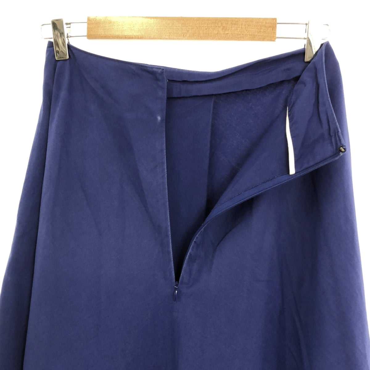 SAYAKADAVIS | Cotton stretch tuck flare skirt | 0 | Blue | Women's