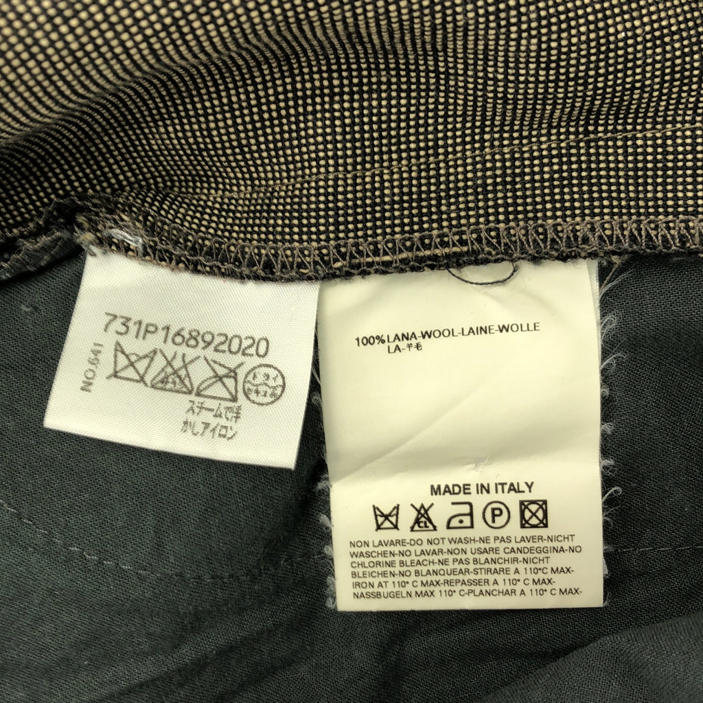 Maison Martin Margiela / メゾンマルタンマルジェラ | 2003AW | 本人期 ウール ドローストリング ストレート スラックス パンツ |