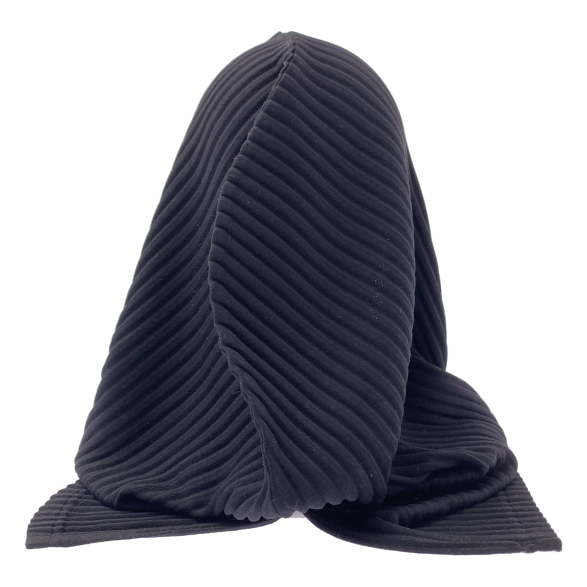 me ISSEY MIYAKE / ミーイッセイミヤケ | PLEATS HOOD / プリーツ ドローストリング フーディ / バラクラバ フードウォーマー |