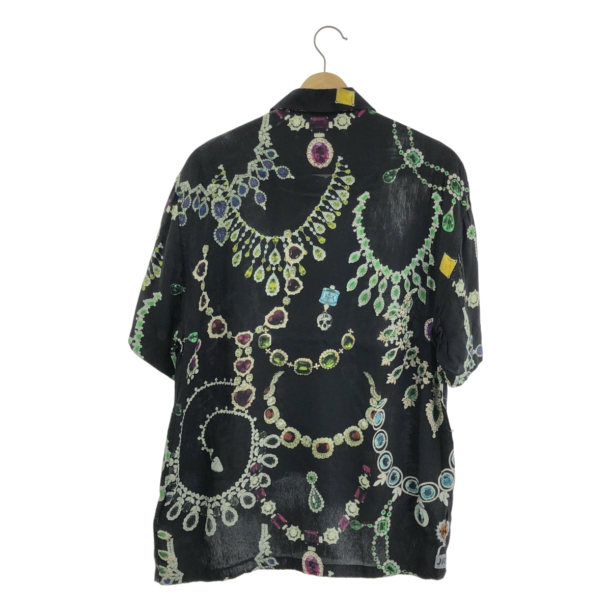 RICHMOND / リッチモンド | ビスコース 総柄 ロゴボタン オーバーシャツ | 46 | メンズ