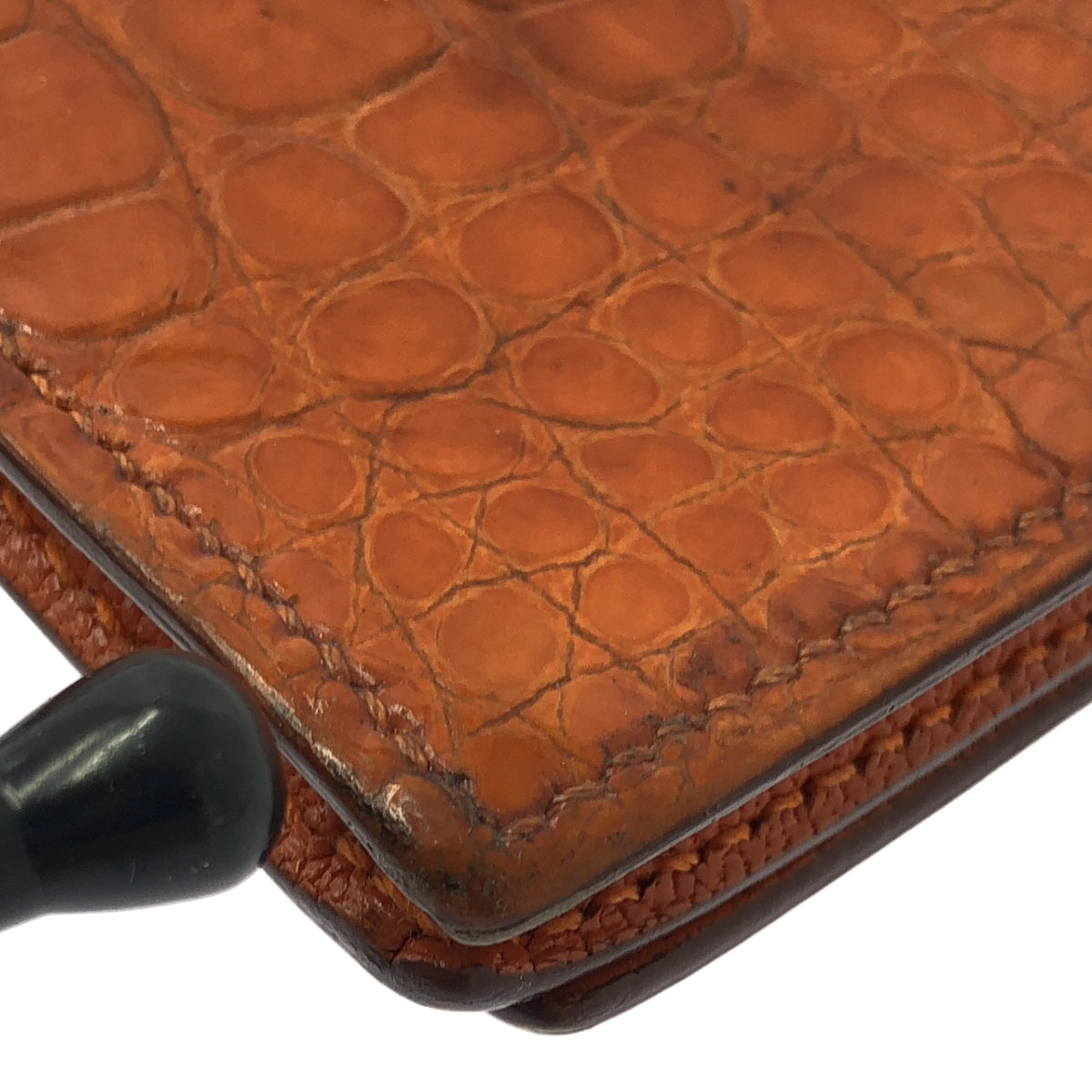 愛馬仕 | Bearn 鱷魚皮皮夾 / 男女通用 / L 印章 | 棕色 | 男士