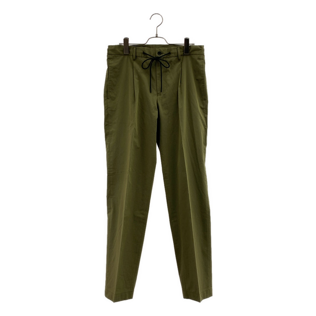 FABRICA / | 2025SS | 코튼 나일론 샴브레이 1 플리츠 이지 슬랙스 팬츠 | S | 남성