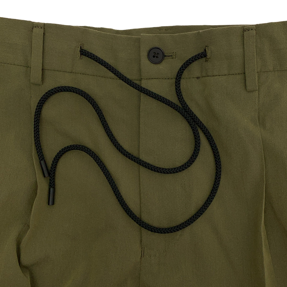 FABRICA / | 2025SS | 코튼 나일론 샴브레이 1 플리츠 이지 슬랙스 팬츠 | S | 남성