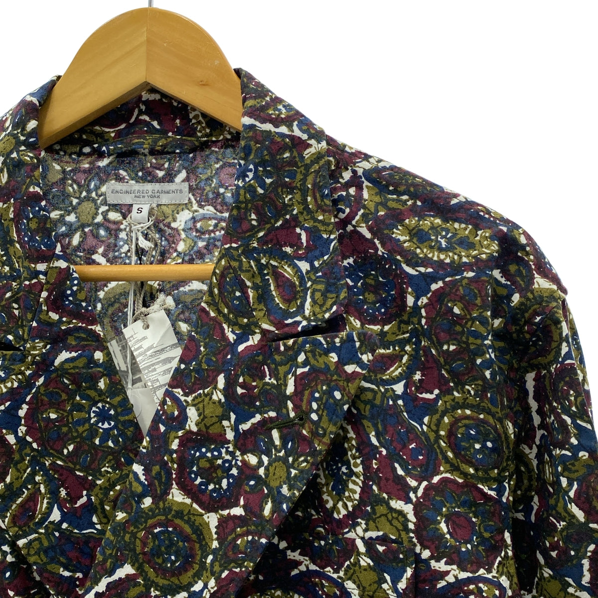 Engineered Garments / 엔지니어드 가멘츠 | D Sum Jacket Cotton Batik 코튼 바틱 총무늬 디삼 재킷 | S | 남성