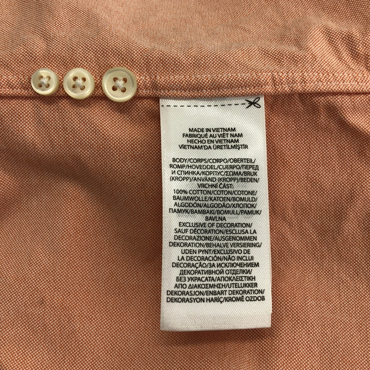 【미품】 RALPH LAUREN / 랄프 로렌 | 코튼 원 포인트 포니 버튼 다운 셔츠 | XS | 핑크 | 남성