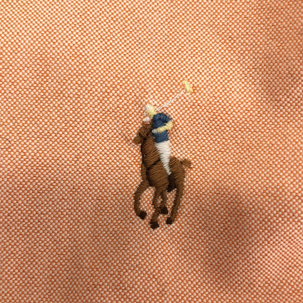 【미품】 RALPH LAUREN / 랄프 로렌 | 코튼 원 포인트 포니 버튼 다운 셔츠 | XS | 핑크 | 남성