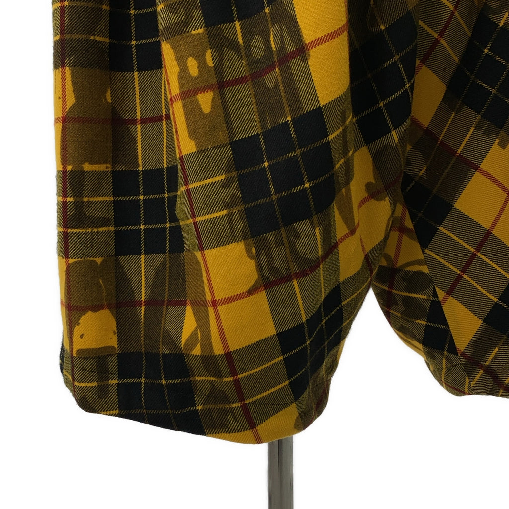 COMME des GARCONS / 콤데 갤슨 | 2019AW | Alisa Yoffe 멀티 프린트 체크 울 와이드 팬츠 | S |