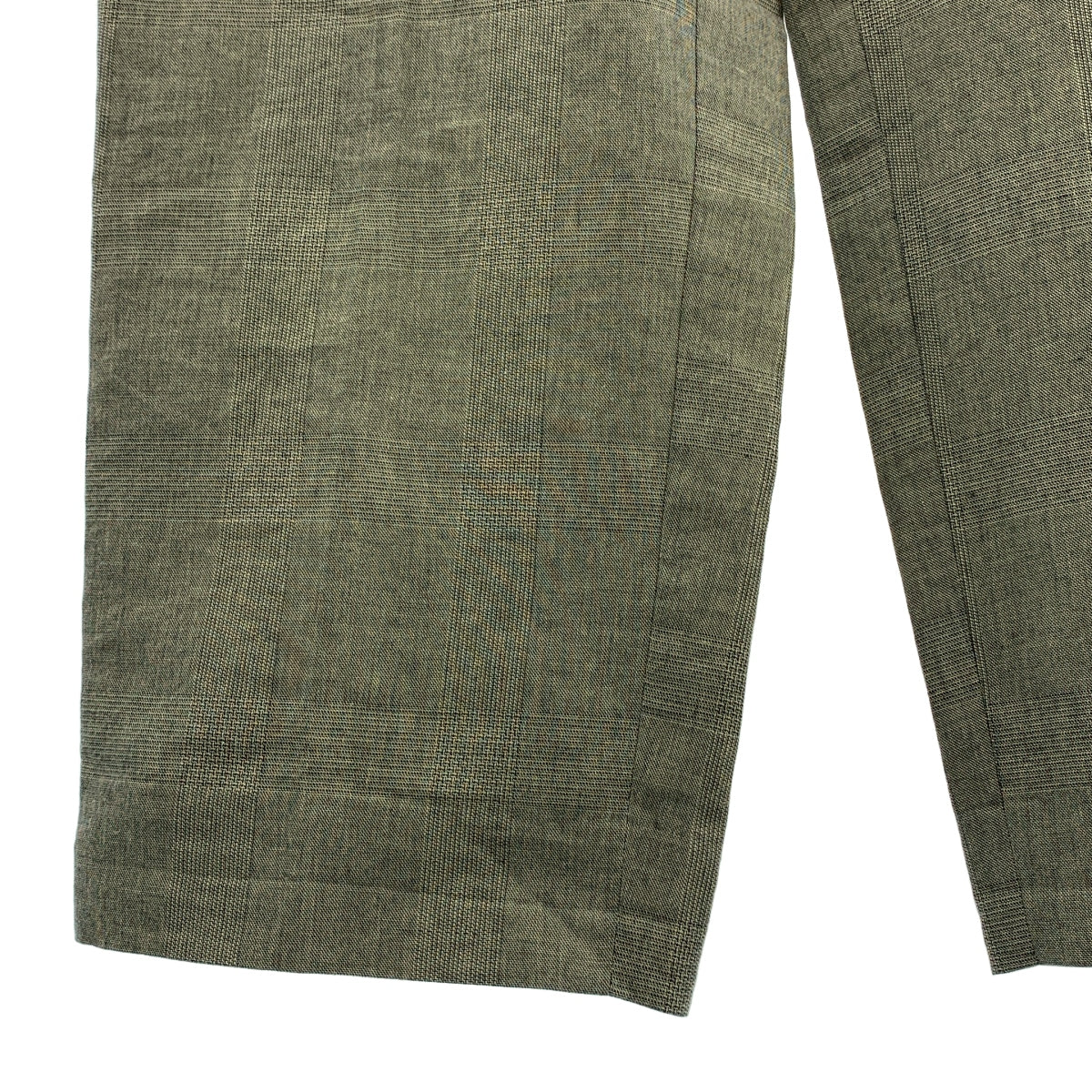 jonnlynx / ジョンリンクス | wide pants gren chek ラミー コットン グレンチェック ワイドパンツ | 38 | メンズ