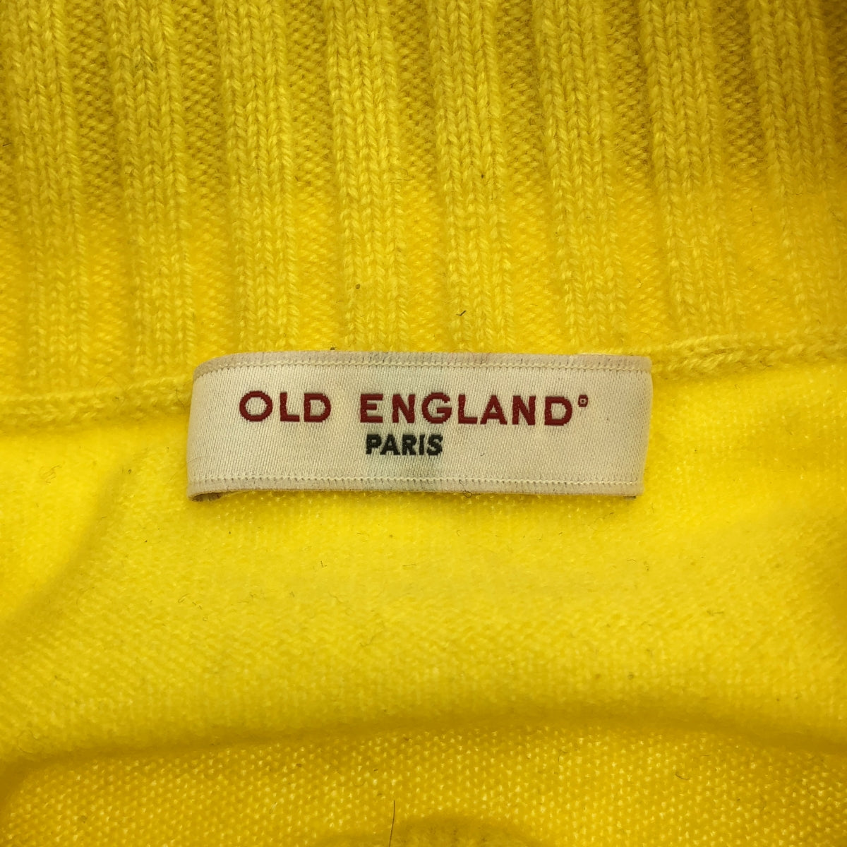OLD ENGLAND | 羊絨高領長袖針織衫 | 36 | 女款