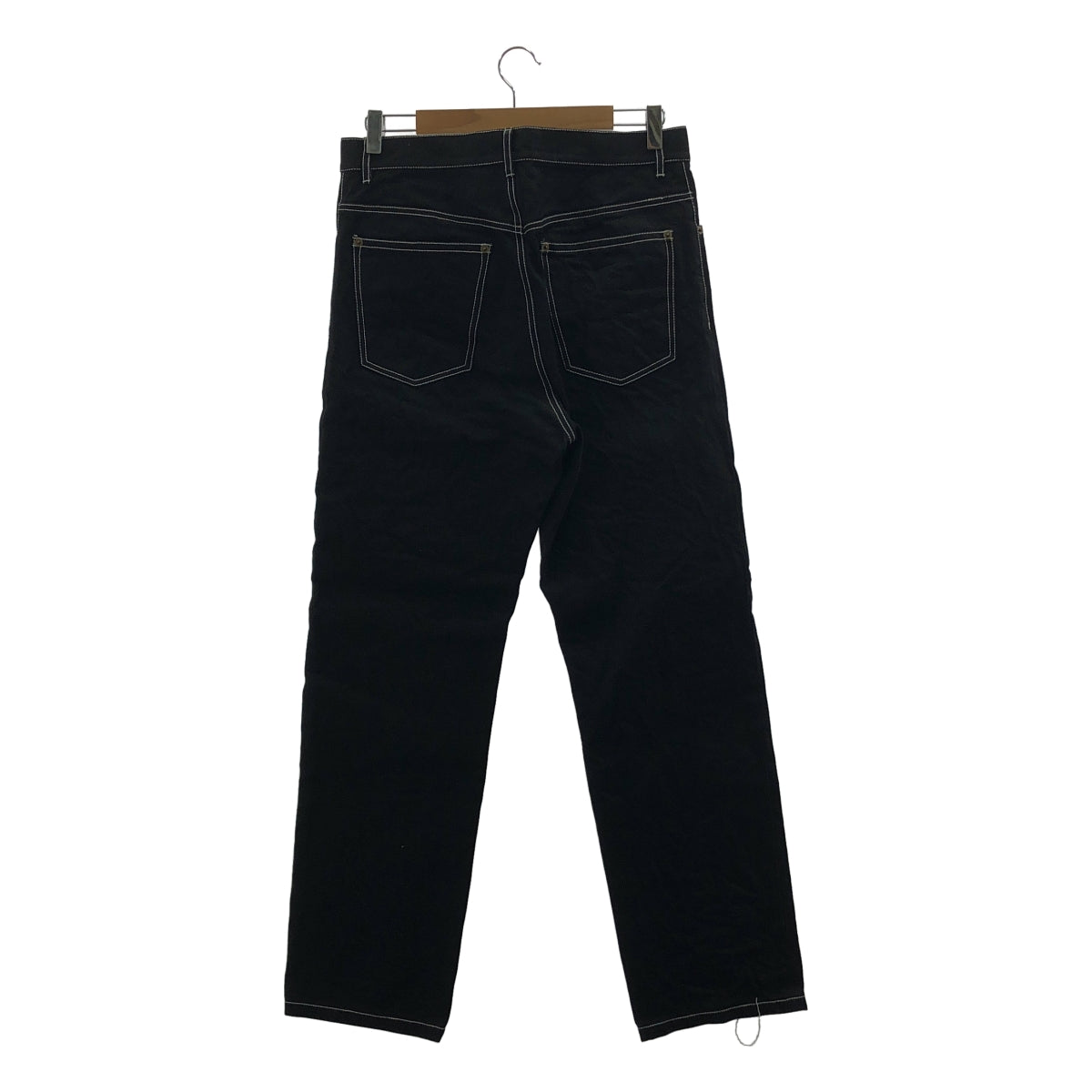 【미품】 Advent / 어드벤트 | cotton straight trousers / 스트레이트 팬츠 | 2 | black | 남성
