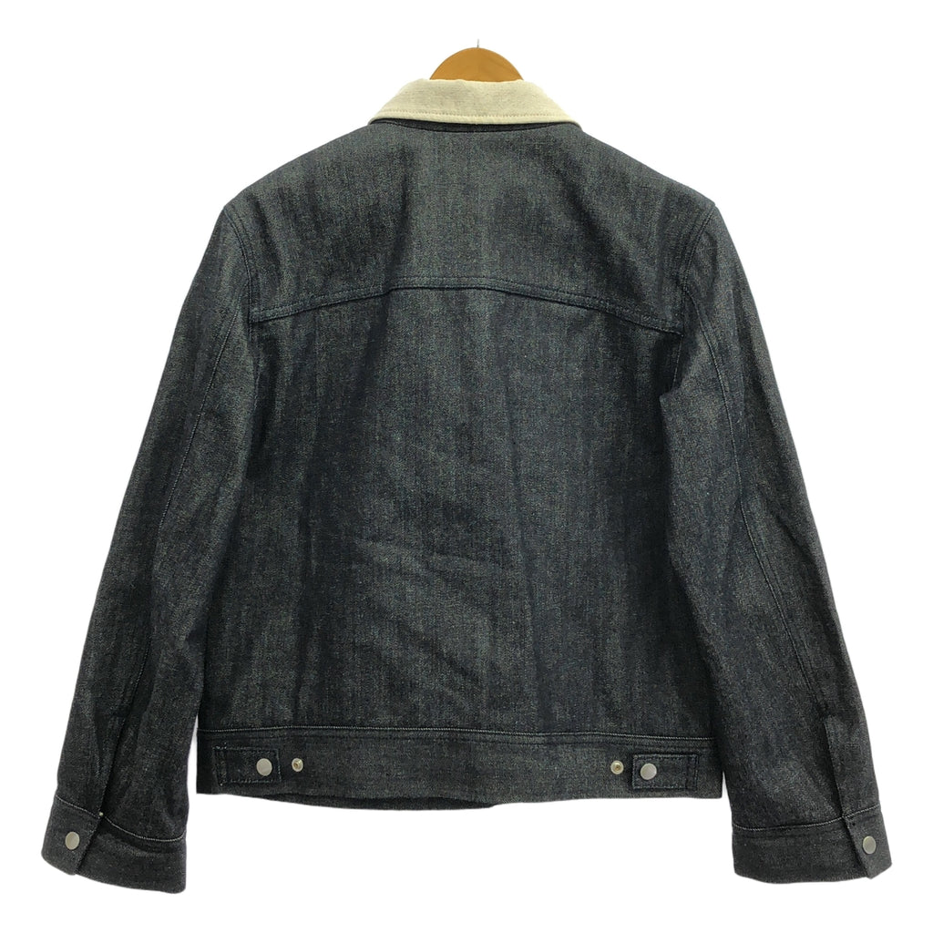 JIL SANDER+ / ジルサンダープラス | バイカラー デニムジャケット | M | ブラック | レディース