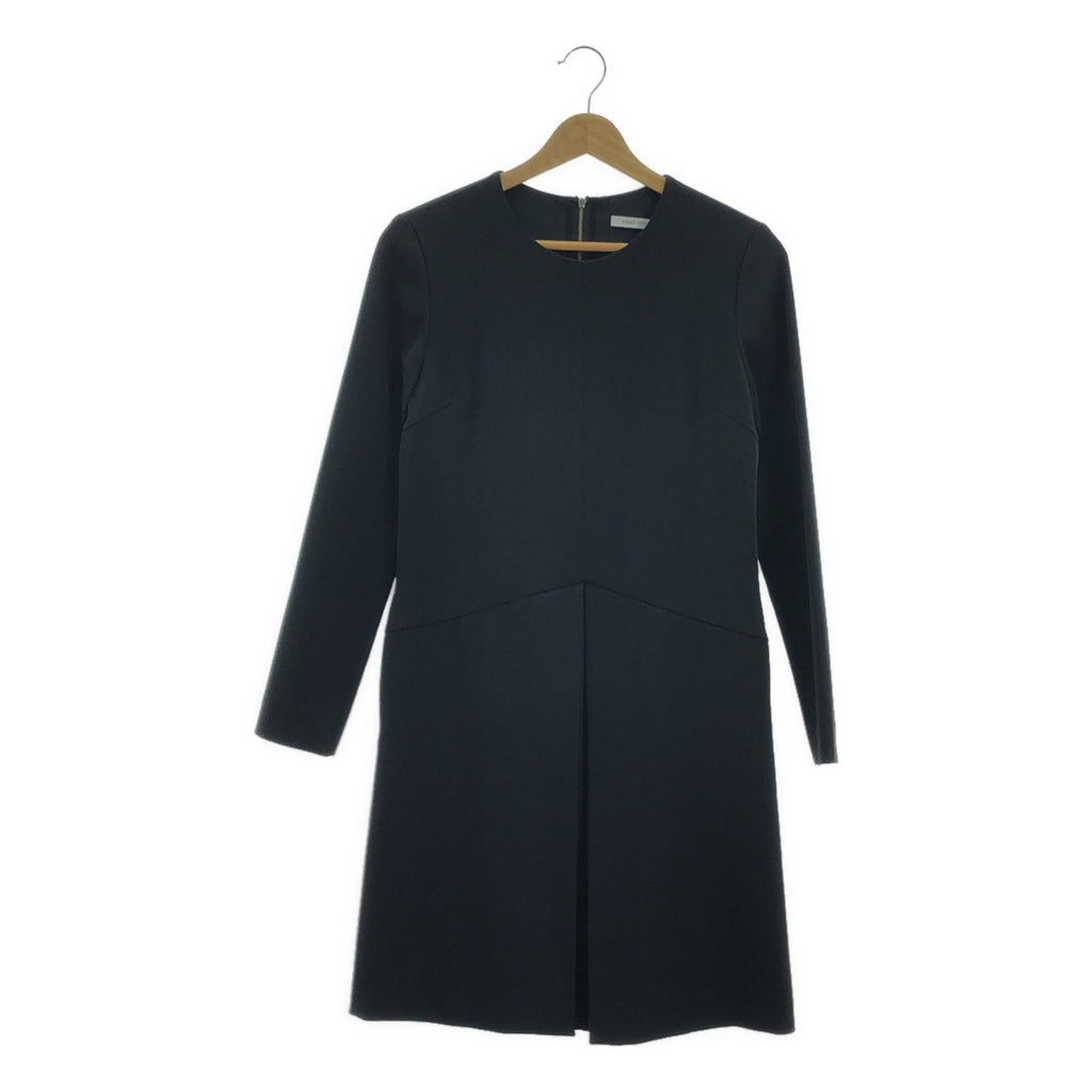 【美品】  FOXEY NEW YORK / フォクシーニューヨーク | クルーネック ポリエステル ワンピース | 38 | ブラック | レディース