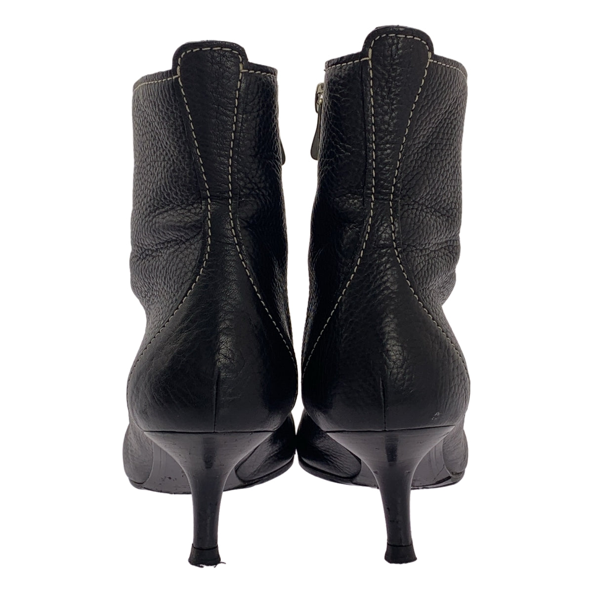 BALLY / 배리 | 가죽 로고 사이드 Zip 짧은 부츠 부티 | 39 | 여성