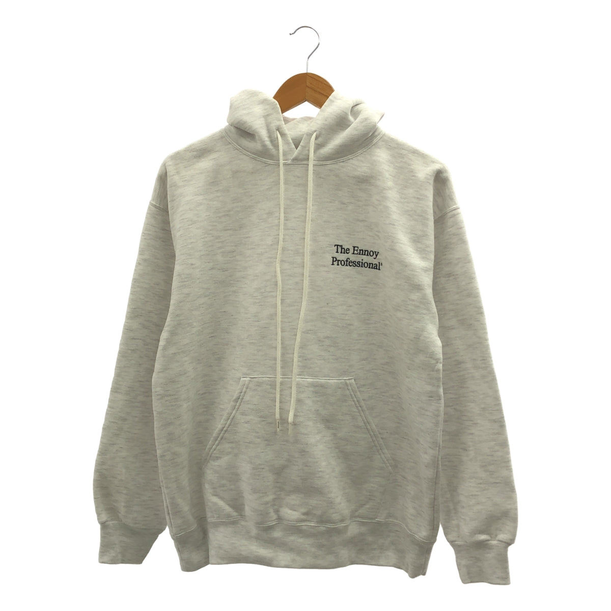 The Ennoy Professional / ザエンノイプロフェッショナル | コットン ロゴ刺しゅう パーカー | M | アッシュグレー | メンズ